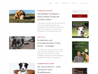 Screenshot des Blogs wolfsgen – Höchste Ansprüche für Hund und Mensch