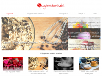 Screenshot des Blogs SugarStore – Süßes selber machen!