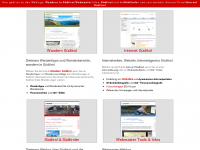 Screenshot des Blogs Wandern in Südtirol