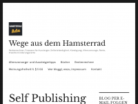 Screenshot des Blogs Wege aus dem Hamsterrad