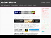 Screenshot des Blogs look-for-trading