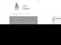Screenshot des Blogs Buch -“Bloggade”