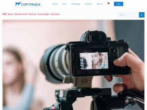 Screenshot des Blogs COPYTRACK Blog