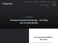 Screenshot des Blogs Waldgucker – Passion Naturbeobachtung