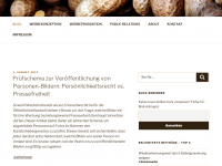 Screenshot des Blogs ad-nuss.de | Werbe- und PR-Blog