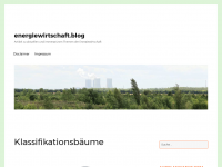 Screenshot des Blogs Blog Energiewirtschaft