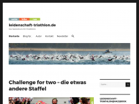 Screenshot des Blogs leidenschaft-triathlon.de