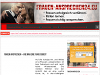 Screenshot des Blogs Frauen erfolgreich ansprechen