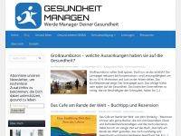 Screenshot des Blogs gesundheit-managen