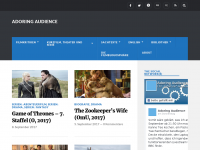 Screenshot des Blogs Adoring Audience
