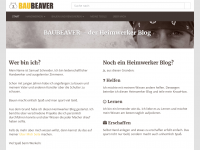 Screenshot des Blogs Samuels Handwerker Blog