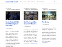 Screenshot des Blogs Fluxkompensator