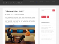 Screenshot des Blogs Lost in Politics