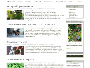 Screenshot des Blogs Gartenguru