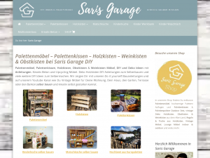 Screenshot des Blogs Hairpin Legs Blog