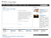 Screenshot des Blogs TB News – Tellerrand Blogger
