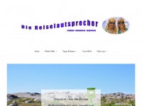 Screenshot des Blogs Die Reiselautsprecher