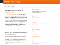 Screenshot des Blogs PHP-Developer-Blog