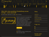 Screenshot des Blogs Maniac’s Mind
