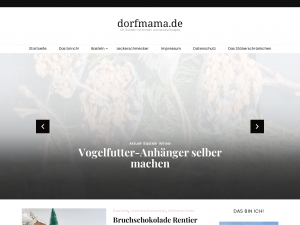 Screenshot des Blogs Dorfmama.de