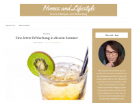 Screenshot des Blogs homesandlifestyle.de – Der Deko und Lifestyle Blog
