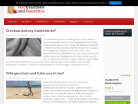 Screenshot des Blogs Holzbausteine und Bauklötze