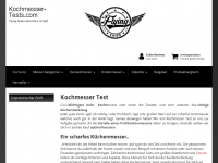 Screenshot des Blogs Kochmesser-tests