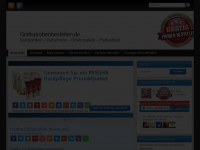 Screenshot des Blogs Gratisproben Bestellen