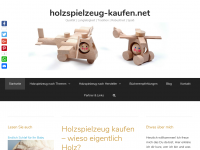 Screenshot des Blogs Alles über Holzspielzeuge