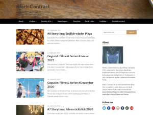 Screenshot des Blogs Black-Contract.de