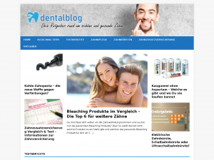Screenshot des Blogs Dental Blog