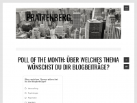 Screenshot des Blogs prattenberg.