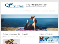 Screenshot des Blogs Fachportal Gesundheit