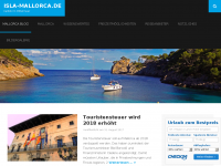 Screenshot des Blogs Isla Mallorca