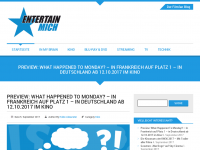 Screenshot des Blogs EntertainMich.de