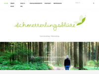 Screenshot des Blogs Schmetterlingsblüte