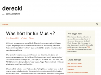 Screenshot des Blogs derEcki.de