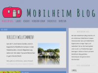 Screenshot des Blogs Mobilheim Blog