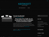 Screenshot des Blogs Kritikgott
