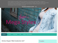 Screenshot des Blogs Sugar`s Mega Styles
