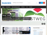 Screenshot des Blogs WanderAktiv