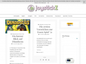 Screenshot des Blogs GreetinxArts Weblog
