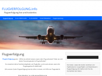 Screenshot des Blogs Flugverfolgung