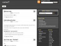 Screenshot des Blogs curiosIT