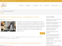 Screenshot des Blogs Zeilenabstand.net