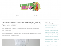 Screenshot des Blogs Smoothie Helden