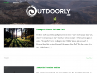 Screenshot des Blogs outdoorly.de