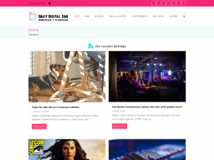 Screenshot des Blogs Daily Digital Dad
