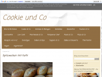 Screenshot des Blogs Cookie und Co