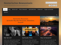 Screenshot des Blogs Spiritueller Blog